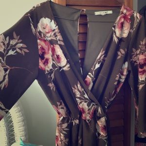 Francesca’s Floral Short Romper